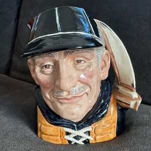 Royal Doulton Character Toby Jug Yachtsman D6626 Large 8" Vintage Boat Captain